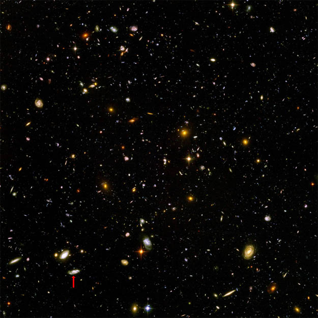 Galaxies in deep space